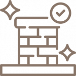 Ein Icon, welches die Endreinigung von Baustellen symbolisieren soll, den Clean & Care Immobilienservice Rheingau anbietet.