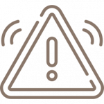 Ein Icon, welches den Notdienst symbolisieren soll, den Clean & Care Immobilienservice Rheingau anbietet.